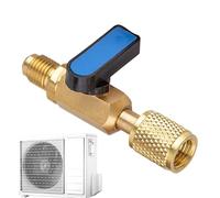 Tuyau de refroidissement de climatisation | Joints de connexion étanches - Valve de charge de refroidissement AC | Pour maison, intérieur, dortoir, hôtel, location, cuisine, chambre, salon, restaurant