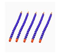 Tuyau de refroidissement en ABS, Lot de 5 tuyaux refroidissement flexibles en plastique 300 mm, réglables, avec embout rond multicolore