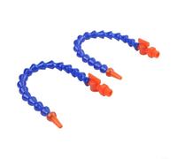 Tuyau de refroidissement flexible de 30 cm avec buse ronde réglable pour tour pour fraiseuse CNC, tuyau d'eau et d'huile en plastique de 6,35 mm pour filetage, tube de refroidissement résistant (2
