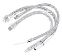Tuyau de refroidissement flexible en métal, 1/2, 3/8, 1/4 pouce, 400 mm, tube de refroidissement à eau et huile flexible en métal avec buse à tête ronde for machine CNC/fraisage/tour(45661,700mm)