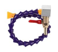 Tuyau de Refroidissement Flexible pour Machines Cnc avec Buse Plate 15,5 MM | Base Magnétique, Alliage et Plastique, Souffle D'air et Liquide, pour Coupe, Copeaux, Tour et Perceuse