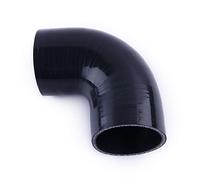 Tuyau de refroidissement intermédiaire universel en Silicone, 3 plis, longueur 102mm, coude à 90 degrés, ID 63mm 67mm 70mm 76mm 80mm 83mm 89 102 114 127 130(ID89mm 3-ply)