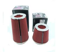 Tuyau De Refroidisseur Intermédiaire Filtre Air Pour Voiture D'admission Haut Débit, Sport, Cône Maille Kit D'air Froid, Pièces Automobiles Universelles 76/89/101 Mm(Short red)