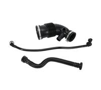 Tuyau De Refroidisseur Intermédiaire Tuyau D'admission D'air Filtré Avec Anneau Acier Pour BMW F20 F21 F30 11157608144 11157614690 13717597586(1 jeu)