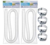 Tuyau de remplacement piscine - INTEX - 149,86 cm - Transparent - Clips en laiton - 330-1000 GPH