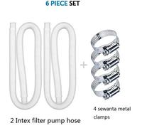 Tuyau De Remplacement pour Piscine,Accessoire de Remplacement de Pompe de Piscine pour Pompe Intex 330 GPH à 1000 GPH(2pcs)