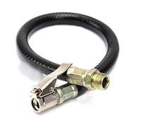Tuyau de remplacement pour pistolets de gonflage de pneus, tuyau en caoutchouc pour pompe à air pour pneus, tuyau d’air pour moto et voiture (comme illustré)