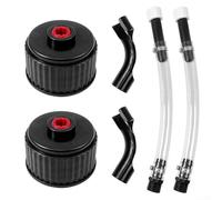 Tuyau de remplissage de gaz de course flexible avec accessoires essentiels pour une manipulation facile