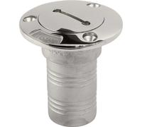 Tuyau de remplissage de pont en acier inoxydable moul Sea-Dog pour tuyau de 1-1/2"" - D chets