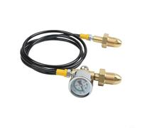 Tuyau de remplissage pour bouteille d'argon BS 341 No.3 G5/8 90 cm en acier