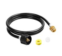Tuyau de réservoir de propane, tuyau de barbecue au propane - Adaptateur de connecteurs de 1,8 m pour réservoir, pelouse, grills portables, chauffage, brûleur, torche, réchaud de camping, terrasse