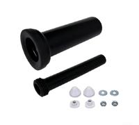Tuyau de rinçage étendu 31 cm pour Geberit pour Duofix (30 cm) | Raccord de casserole de 90 mm, étanche pour joint étanche, plastique ABS robuste, empêche les dommages causés par l'eau