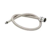 Tuyau De Robinet Cuisine En Acier Inoxydable 50/60/70/80cm F1/2 M10 * 1 304, Extractible, Spécial Remplacement, Tube TPV(60cm)