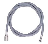 Tuyau de robinet extractible G1/2 1,5 m en nylon tressé PVC flexible de rechange pour cuisine et salle de bain