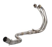 Tuyau De Silencieux Pour Ninja250 Pour Ninja300 2013 2014 2015 2016 Embout D'échappement Moto Silencieux Collecteurs D'échappement Tuyau Liaison Avant Coude Tuyau Descendant Rond 51mm