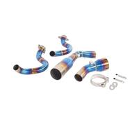 Tuyau De Silencieux Pour Z650 Pour Ninja650 Pour KRT Pour Edition 2023 2024 Échappement Moto Pour Escape Tuyau Liaison Avant Silencieux Alliage Titane 51MM