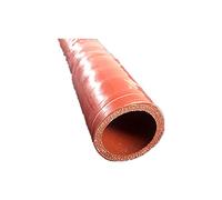 Tuyau de silicone de fil de clip haute température haute température, tuyau de silicone rouge haute pression, tube en caoutchouc de clip multicouche, 1 m de long-Diamètre intérieur 60mm * 1m