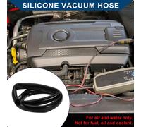 Tuyau De Silicone Pour Aspiration Automobile Haute Température 1 Mètre 20Mm Id 3.5Mm D'épaisseur 1 Pièce Noir