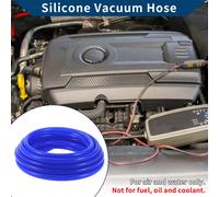 Tuyau De Silicone Pour Aspiration Automobile Haute TempéRature 33 Pieds 1/2" 12Mm ID 2.5Mm D'éPaisseur 1 PièCe Bleu Pression Maximale De 130PSI