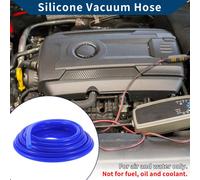 Tuyau De Silicone Pour Aspiration Automobile Haute TempéRature 33 Pieds 3/8" 10Mm ID 2.5Mm D'éPaisseur 1 PièCe Bleu Pression Maximale De 130PSI