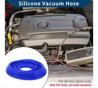Tuyau De Silicone Pour Aspiration Automobile Haute TempéRature 50 Pieds 1/4" 6Mm ID 2.5Mm D'éPaisseur 1 PièCe Bleu Pression Maximale De 130PSI