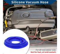 Tuyau De Silicone Pour Aspiration Automobile Haute TempéRature 50 Pieds 3/16" 4Mm ID 2.5Mm D'éPaisseur 1 PièCe Bleu Pression Maximale De 130PSI