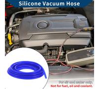 Tuyau De Silicone Pour Aspiration Automobile Haute TempéRature 50 Pieds 3/16" 5Mm ID 2.5Mm D'éPaisseur 1 PièCe Bleu Pression Maximale De 130PSI