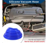 Tuyau De Silicone Pour Aspiration Automobile Haute TempéRature 50 Pieds 5/8" 16Mm ID 2.5Mm D'éPaisseur 1 PièCe Bleu Pression Maximale De 130PSI