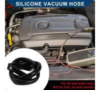 Tuyau De Silicone Pour Aspiration Automobile Haute Température 5Ft 13/16" 20Mm Id 3.5Mm D'épaisseur 1 Pc Noir