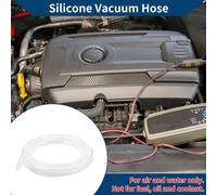 Tuyau de silicone pour aspiration automobile, ligne d'aspiration haute température 6,6 pieds 3/16" 4mm ID 3mm d'épaisseur 1 pièce transparent