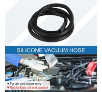 Tuyau De Silicone Pour Aspiration Haute Température 1,68M 9/16" 14Mm Id 2,5Mm D'épaisseur Ligne D'Aspiration Automobile En Silicone Noir 1Pc