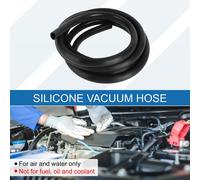 Tuyau De Silicone Pour Aspiration Haute Température 10Ft 9/16" 14Mm Id 2.5Mm D'épaisseur Ligne D'Aspiration Automobile En Silicone Noir 1Pc