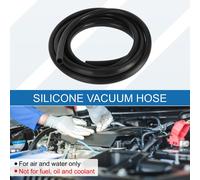 Tuyau De Silicone Pour Aspiration Haute Température 12Ft 9/16" 14Mm Id 2.5Mm D'épaisseur Ligne D'Aspiration Automobile En Silicone Noir 1Pc