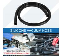 Tuyau De Silicone Pour Aspiration Haute Température 3,3 Pieds 9/16" 14Mm Id 2,5Mm D'épaisseur Ligne D'Aspiration Automobile En Silicone Noir 1Pc