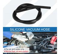 Tuyau De Silicone Pour Aspiration Haute Température 5Ft 9/16" 14Mm Id 2.5Mm D'épaisseur Ligne D'Aspiration Automobile En Silicone Noir 1Pc