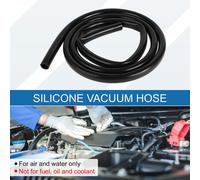 Tuyau De Silicone Pour Aspiration Haute Température 6,6Ft 5/8" 16Mm Id 2,5Mm D'épaisseur Ligne D'Aspiration Automobile En Silicone Noir 1Pc