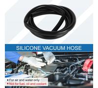 Tuyau De Silicone Pour Aspiration Haute Température 6Ft 9/16" 14Mm Id 2.5Mm D'épaisseur Ligne D'Aspiration Automobile En Silicone Noir 1Pc