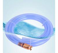 Tuyau de Siphon Antistatique en PVC avec Pompe à Bille en Verre pour Transfert D'eau, D', 1,8 M X 1,27 Cm, Tuyau Auto-amorçant, Tube Transparent, Facile à Utiliser (13mm)