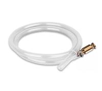 Tuyau de siphon auto-amorçant, valve en cuivre de 1,27 cm, tube shaker en | Permet le transfert de liquide de l'essence, du diesel et de l'eau à l'aide d'une valve shaker en cuivre et d'un tube