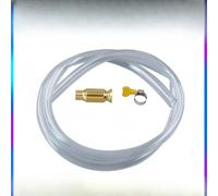 Tuyau de siphon manuel 1,5 m PVC transparent anti-refoulement | Valve de reflux unidirectionnelle, empêche le reflux, matériau PVC transparent, longueur 1,5 m, idéal pour l'urée de