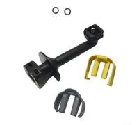 Tuyau de sortie coudé pour nettoyeur haute pression avec collier de serrage compatible avec Karcher pour modèles K1 K2 K3 remplace 4.064-047.0 pour nettoyeur haute pression Raccord d'angle sécurisé