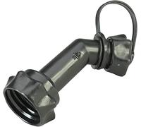 Tuyau de sortie double pour jerricans FuelFriend et Huenersdorff Noir