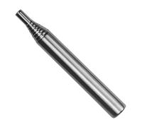 Tuyau de soufflage de feu - Souffleur d'air en métal de 16 cm - Tube télescopique compact - Outil portable pour allumer un feu de camp - Dispositif d'oxygène avec design en C