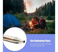 Tuyau De Souffleuse À Feu Pliable, Fabrication Habile, Outil De Souffleuse À Feu De Camping, Équipement D'extérieur, Offre Spéciale