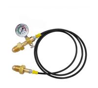 Tuyau de transfert de gaz Argon G5/8 mâle, adaptateur de cylindre d'argon pour conversion de grande à petite bouteille, 150 cm