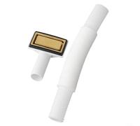 Tuyau de trop-plein flexible avec tuyau et raccords d'évacuation pour systèmes de vidange d'évier conçu pour sécuriser et efficacement le débit d'eau