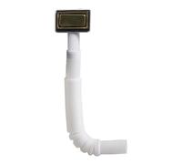 Tuyau de trop-plein pour évier - Raccord de vidange carré de rechange - Évier flexible et extensible pour cuisine et salle de bain