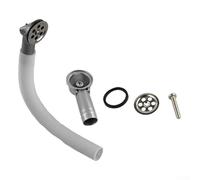 Tuyau de trop-plein rond pour évier de cuisine, design en PVC PP vers le haut pour les légumes, accessoires de vidange de lavabo