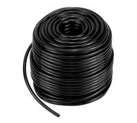 Tuyau de tube d'arrosage 1/4 de pouce jardin pipe à goutte de tuyau d'irrigation PE Systèmes d'arrosage pour les serres 8mm（1/4in） 100m（328ft）