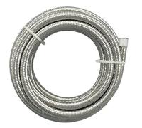 Tuyau de turbo Tuyau de carburant automobile AN4 AN6 AN8 AN10 AN12, gaz pour refroidisseur, tube en acier inoxydable tressé à l'intérieur caoutchouc CPE, 1 m 6 tuyau en silicone(3M AN4 ID5.56mm)